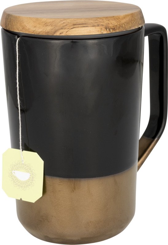 Marmor-Becher Mit Deckel & Löffel – Geschenk Für Boss, Chef Oder Starke Frauen | 400 Ml Keramik
